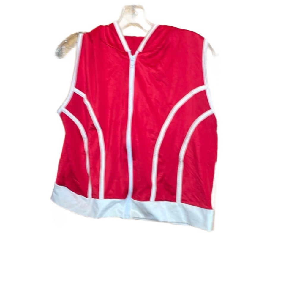 ⭐️Unbranded red hooded tank size medium